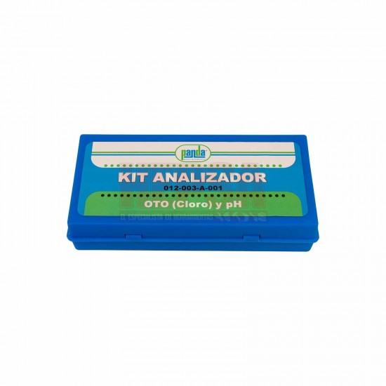 KIT ANALIZADOR DE CLORO Y PH PANDA POOL PRODUCTS 012-003-A-001